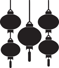 lantern china black and white chairs christmas ball