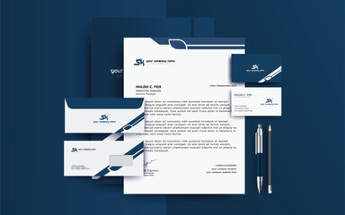 Premium Corporate Identity Stationery  Design and Branding Design  .