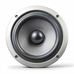 audio speaker on white background