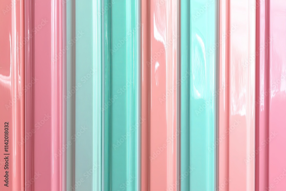 Poster a gradient of soft pastel tones transitioning from blush pink to light turquoise.