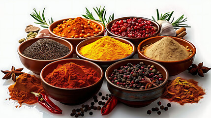 Fototapeta premium Indian spices for meny food tasty