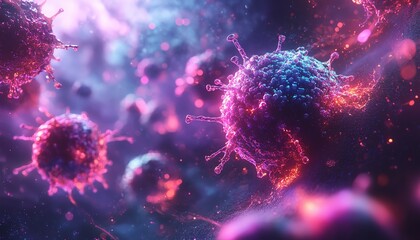 Cancer cells under immunotherapy attack