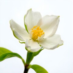 Obraz premium Beautiful Arabian Jasmine flower Clipart, isolated on a white background