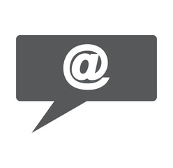 Mention icon in trendy outline style isolated on white background. Mentions Icon Vector Illustration Eps10. icon mention friend using line style. 