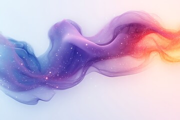 Black smoke on white background