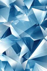 A stunning abstract background featuring blue crystalline shapes that create a dynamic and modern aesthetic.