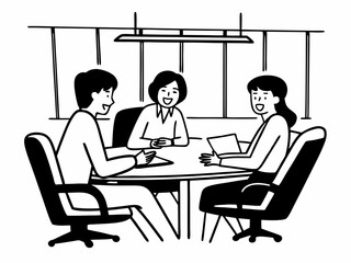 business meeting in office