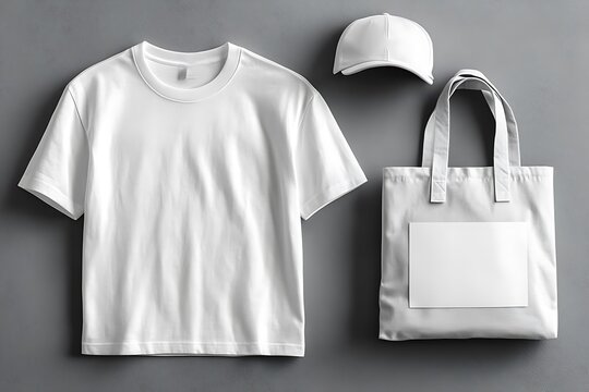 Souvenirs set mock up 3D illustration