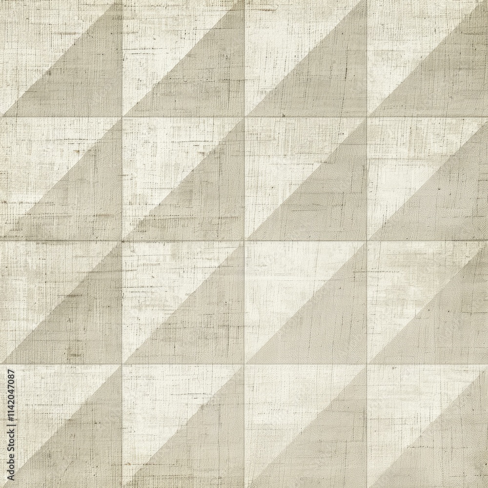Poster seamless geometric pattern forming a repeating pattern with a relief effect ideal for backgrounds