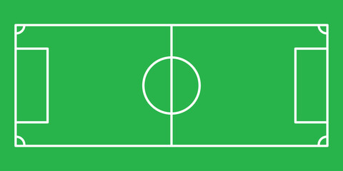 Football field outline icon. Element of sports items icon for mobile concept and web apps. Thin line Football field outline icon can be used for web and mobile on white background