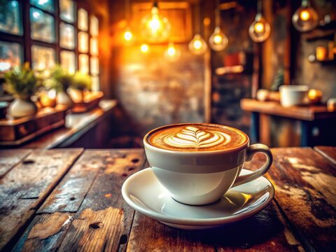 Silky cappuccino froth, a close-up Italian cafe dream.