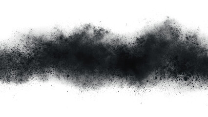 Fototapeta premium PNG Abstract shapes with soft and noise edges background black dark.