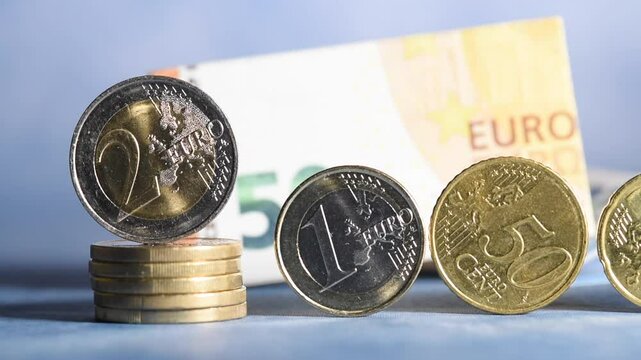 euros piece monnaie finances banque argent