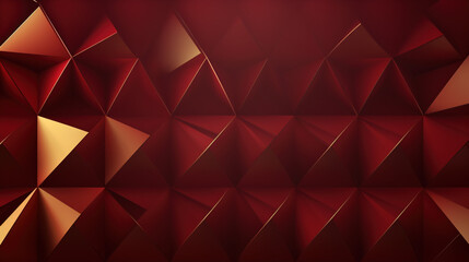 Obraz premium Abstract Red and Gold Geometric Pattern