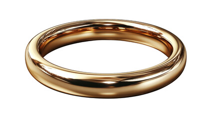 wedding ring isolated on white background