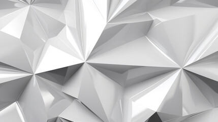 Abstract White Geometric Pattern