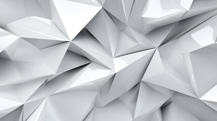 Obraz premium Abstract White Geometric Pattern