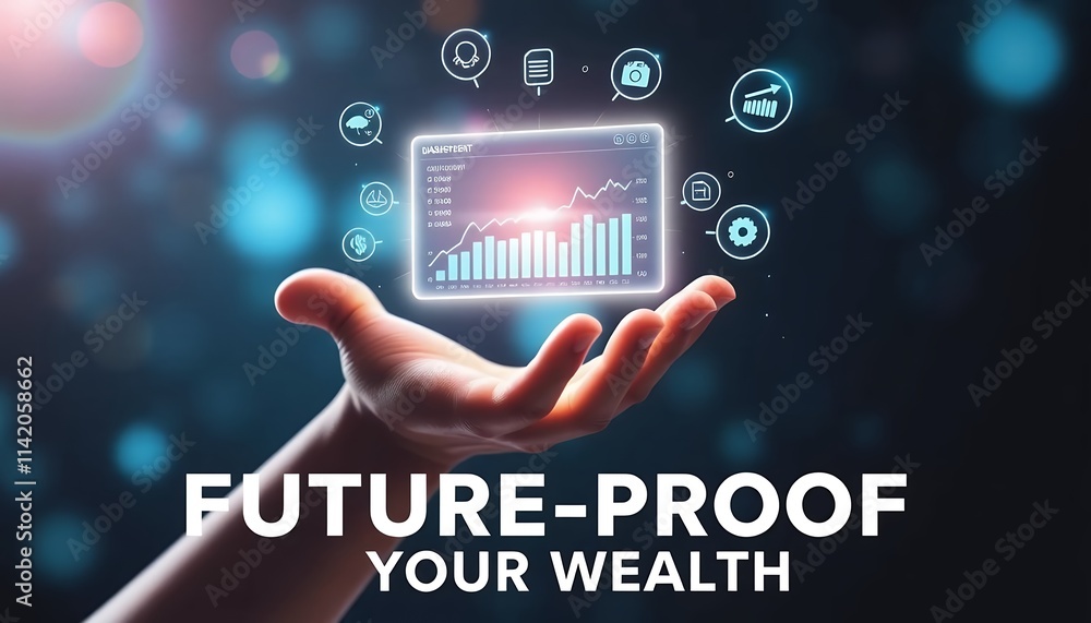 Aufkleber exploring passive income opportunities for financial independence and future wealth security in a fa