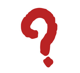 手描きのはてなマーク