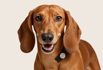portrait of a dachshund