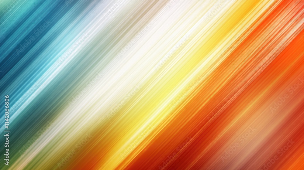 Poster vibrant colorful abstract background with dynamic linear patterns