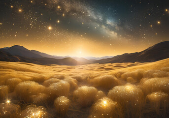 Heaven Golden City Created Using AI Generative Technology