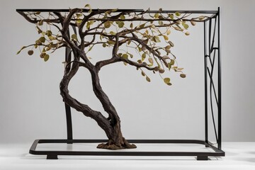  design  decoration tree in modern architectural style