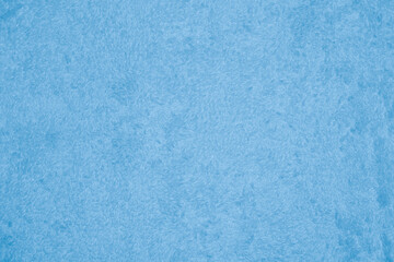 Closeup of blue towel textured background