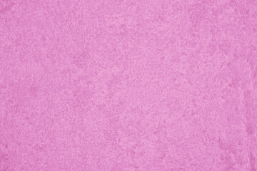 Closeup of pink towel textured background