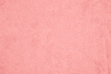 Fototapeta premium Closeup of peach towel textured background