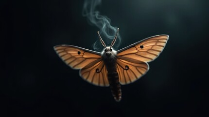 Fototapeta premium Macro Photography of Moth Wings