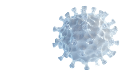 Virus, transparent background