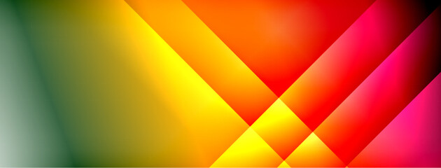 Dynamic shadow lines with gradient colors geometric background