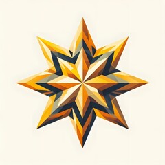 Obraz premium golden star icon