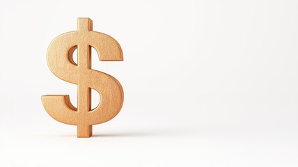 Obraz premium 3D golden dollar symbol with a glowing Tax Refund banner wrapped around it, symbol of financial reward, wealth, and successful tax returns, clean white backdrop. 