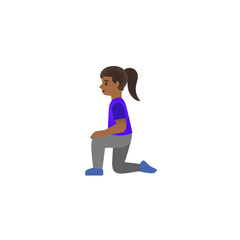 Person Kneeling Emoji  
