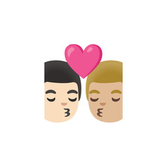 Kissing Couple Emoji  
