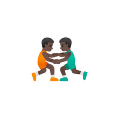 Wrestlers Emoji  
