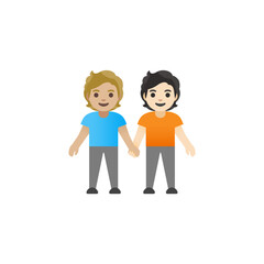 Two People Holding Hands Emoji  

