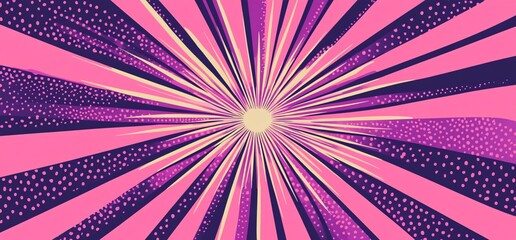 Pink Purple Burst Rays Background