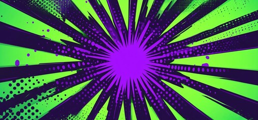 Comic Book Explosion Background