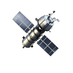 satellite isolated on transparent white background, png