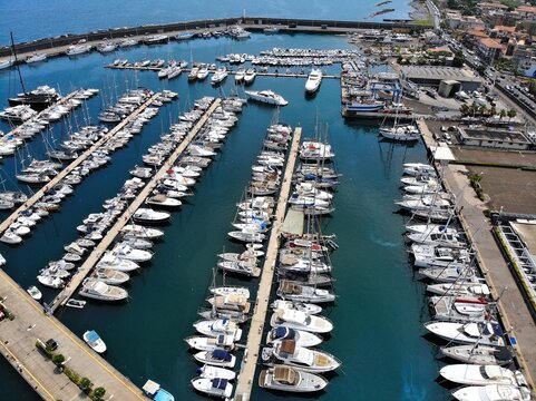 Marina of Riposto in Sicily island, Italy
