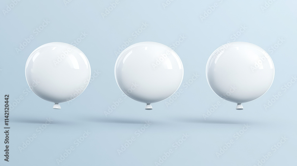 Aufkleber speech bubble for chat conversation or message comment. realistic 3d vector illustration set of whit