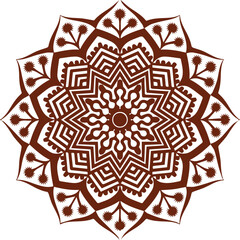 Beautiful flower art and mandala vector design