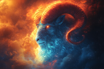 A stunning illustration of the Aquarius zodiac sign, featuring intricate details and vibrant colors. The design highlights the water-bearer pouring glowing streams, symbolizing knowledge, wisdom, and 