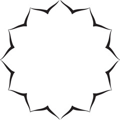 Beautiful flower art and mandala vector design