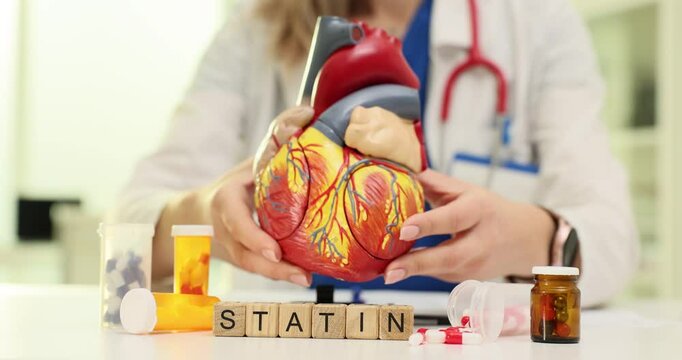 Explore how statins are vital for heart health and cholesterol management with this informative image