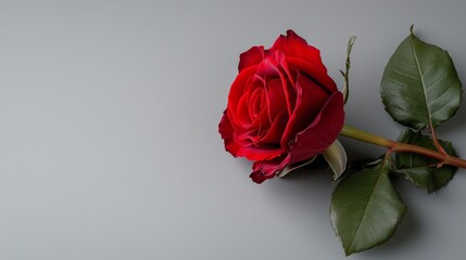 Fototapeta premium Red Rose Symbolizes Love
