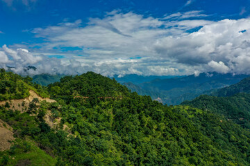 Naklejka premium India's Forested Mountains and Hills near Malegaon Acharya